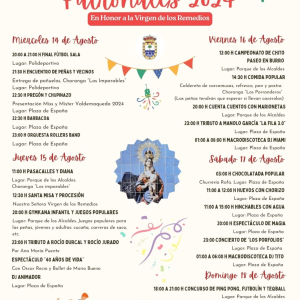 Programa verano y Fiestas Patronales 2024